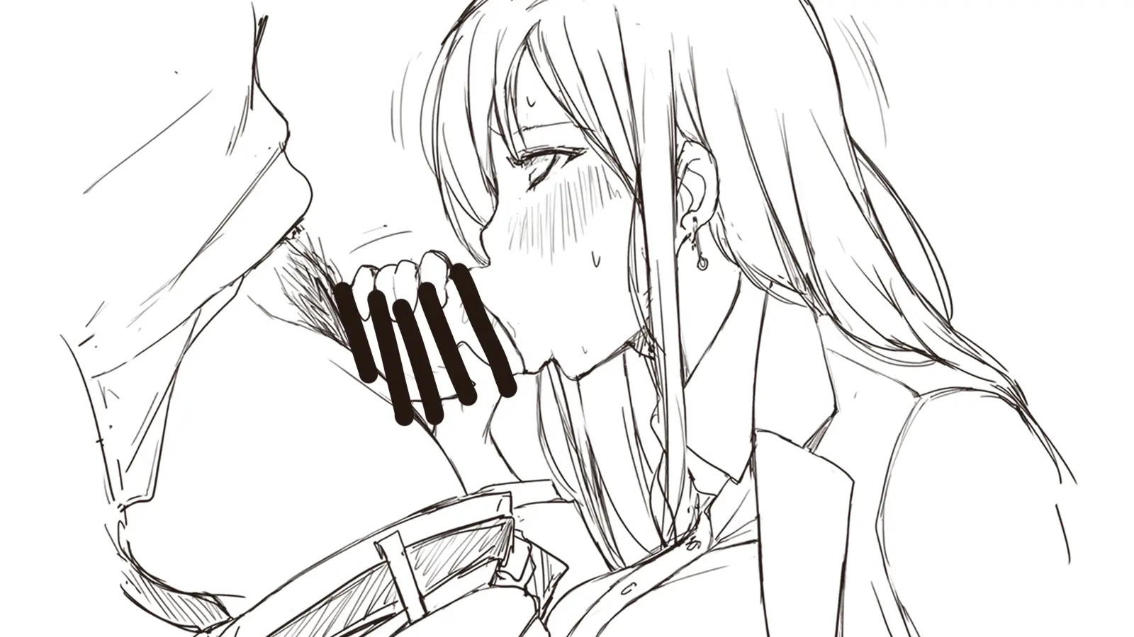 Watashi To Kareshi To Aitsu No Jijou_Rough Sketch